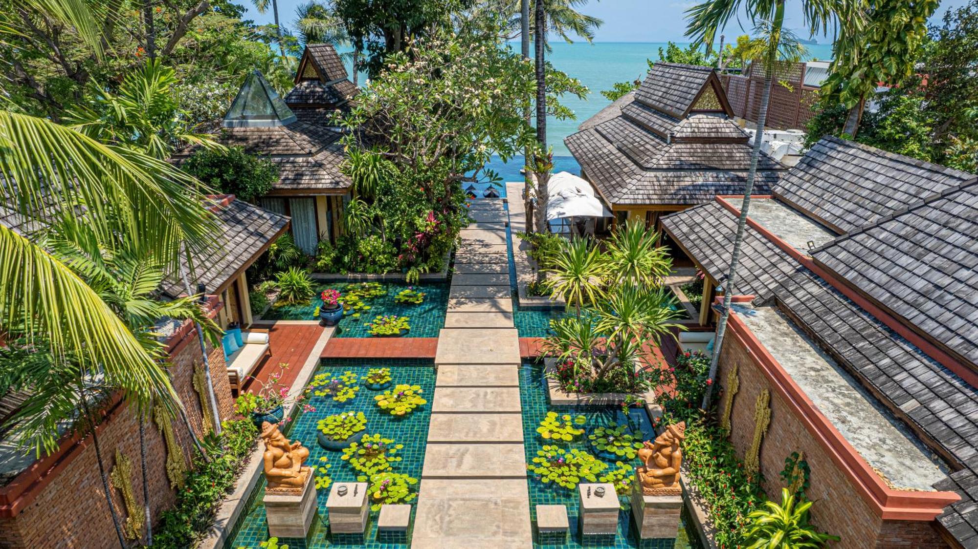 Upni Duniya - Luxury, Beachfront 9-Suites Villa Bang Rak Beach  Extérieur photo